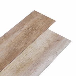 vidaXL Bodenplanken 36 pcs Braun 5,02 m&sup2; PVC