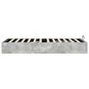 vidaXL Ottoman Bettgestell Beton Grau 100 x 200 cm Holzwerkstoff