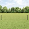 vidaXL Zaun mit Pfosten Grau 0,4 x 10 m Stahl und PVC