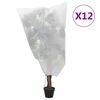 vidaXL Wintervlies mit Kordelzug 12 Stk. 70 g/m&sup2; 0,8x1 m