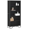vidaXL B&uuml;cherregal Schwarz 80x31x169 cm Holzwerkstoff