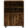vidaXL Rollschrank R&auml;uchereiche 60x48x81 cm Holzwerkstoff