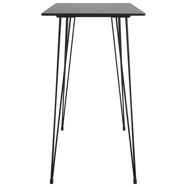 vidaXL 5-tlg. Bar-Set Schwarz und Grau