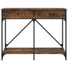 vidaXL Konsolentisch R&auml;uchereiche 100x39x78,5 cm Holzwerkstoff