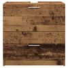 vidaXL Badezimmerschrank mit T&uuml;r Altholz 59 x 37 x 59 cm Holzwerkstoff