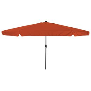 vidaXL Garten-Sonnenschirm Terrakotta 395 x 395 x 245 cm Polyester