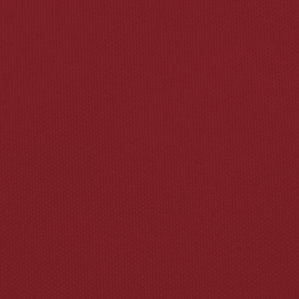 vidaXL Sonnensegel Oxford-Gewebe Dreieckig 5x7x7 m Rot