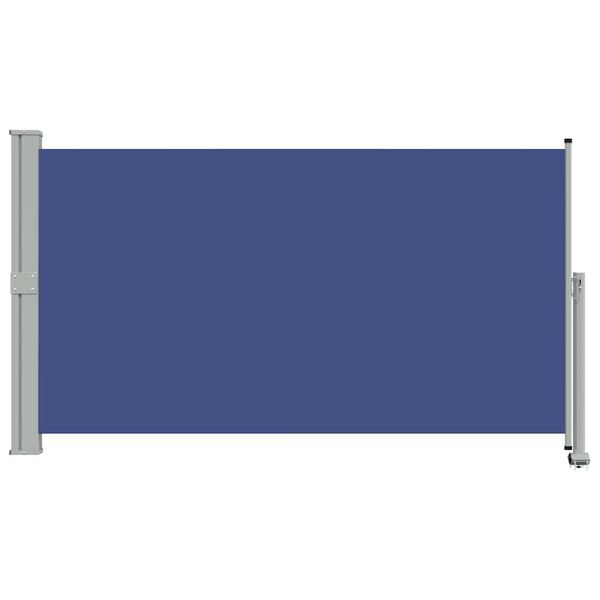 vidaXL Ausziehbare Seitenmarkise 140 x 300 cm Blau