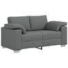 vidaXL Sofa Set 2 pcs Dunkelgrau 219 x 77 x 82 cm Stoff