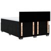 vidaXL Boxspringbett mit Matratze Schwarz 160x200 cm Samt