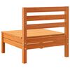 vidaXL Gartensofa ohne Armlehnen Wachsbraun Massivholz Kiefer
