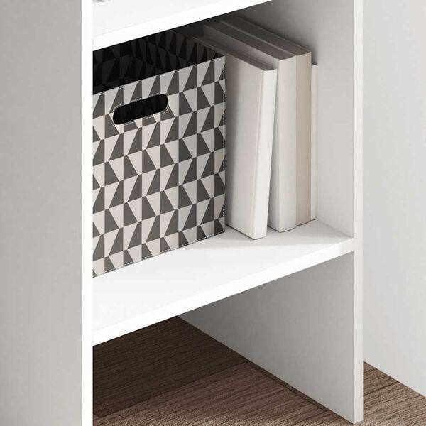 vidaXL B&uuml;cherregal Wei&szlig; 40x35x180 cm Holzwerkstoff