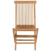 vidaXL 5-tlg. Garten-Essgruppe Massivholz Teak