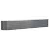 vidaXL Hochbeet Verzinkter Stahl 440x80x68 cm Anthrazit
