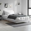 vidaXL Bettgestell Grau Sonoma 90x200 cm Holzwerkstoff