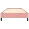 vidaXL Bettgestell Rosa 90x190 cm Samt