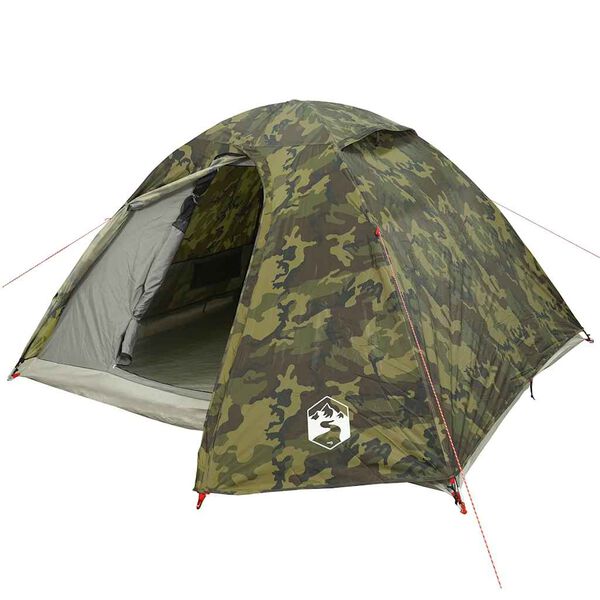 vidaXL Kuppel-Campingzelt 3 Personen Tarnmuster Wasserdicht