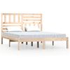 vidaXL Massivholzbett ohne Matratze 120x200 cm Kiefernholz