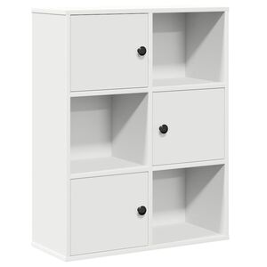vidaXL B&uuml;cherregal Wei&szlig; 60x24x76,5 cm Holzwerkstoff