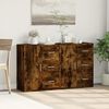 vidaXL Sideboards 2 Stk. Räuchereiche 60x31x70 cm Holzwerkstoff