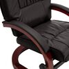 vidaXL Relaxsessel mit Fu&szlig;hocker Braun Kunstleder