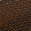 vidaXL Balkon-Sichtschutz Braun und Schwarz 600x90 cm Poly Rattan