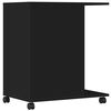 vidaXL Druckerst&auml;nder mit Rollen Schwarz 60x40x68,5 cm