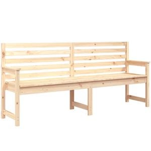 vidaXL Gartenbank 203,5x48x91,5 cm Massivholz Kiefer