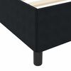 vidaXL Bettrahmen mit Matratze Schwarz 200 x 200 cm Stoff