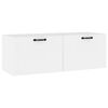 vidaXL Wandschrank Wei&szlig; 100x36,5x35 cm Holzwerkstoff