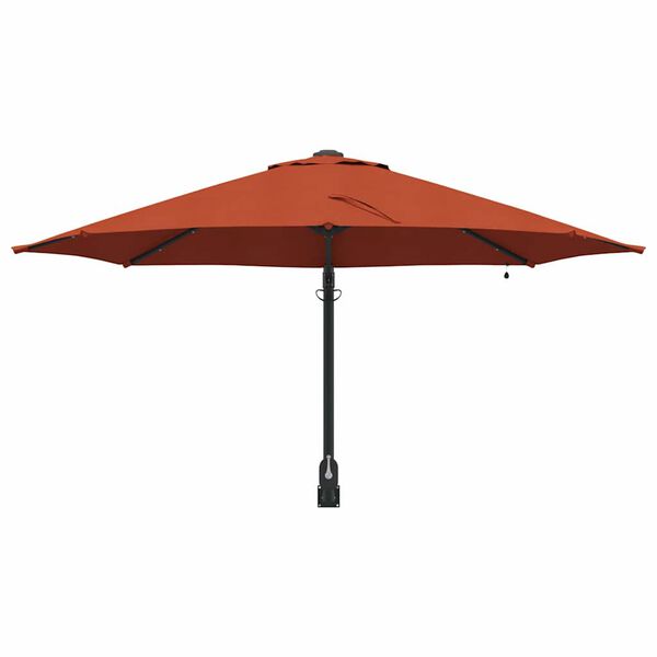 vidaXL Garten-Sonnenschirm Terrakotta 248 x 248 x 148 cm