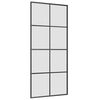vidaXL Schiebet&uuml;r mit Beschlag Schwarz 90x205 cm ESG-Glas
