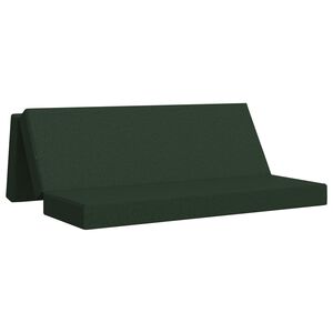 vidaXL Klappsofa Bett 180 x 67 x 45 cm Dunkelgr&uuml;n
