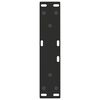 vidaXL Couchtischbeine V-Form 2 St&uuml;ck Schwarz 28x(42-43,3) cm Stahl