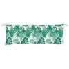 vidaXL Gartenbank-Auflagen 2 Stk. Blattmuster 150x50x7cm Oxford-Gewebe