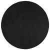 vidaXL Teppich OVIEDO Kurzflor Schwarz &Oslash; 120 cm