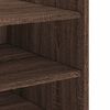 vidaXL Nachttisch Braun Eichen-Optik 45x50x50 cm Holzwerkstoff