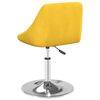 vidaXL Esszimmerst&uuml;hle 2 Stk. Drehbar Senfgelb Samt