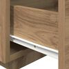 vidaXL Nachttisch 2 pcs Artisan-Eiche 40 x 39 x 37 cm Holzwerkstoff