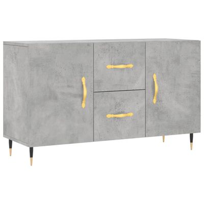 vidaXL Sideboard Betongrau 100x36x60 cm Holzwerkstoff