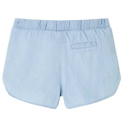 Kindershorts Helles Jeansblau 92