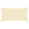 vidaXL Sonnensegel 160 g/m&sup2; Creme 2,5x4,5 m HDPE