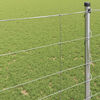 vidaXL Feldzaun Silber 50 x 1,2 m Verzinkter Stahl