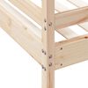 vidaXL Etagenbett 90x200/140x200 cm Massivholz Kiefer