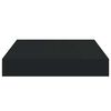 vidaXL Schweberegal Schwarz 23x23,5x3,8 cm MDF