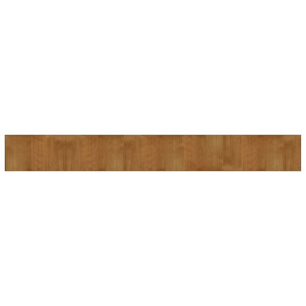 vidaXL Teppich Rechteckig Braun 60x500 cm Bambus