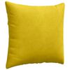 vidaXL Sofakissen 2 St&uuml;ck Gelb 45 x 45 cm Cordstoff
