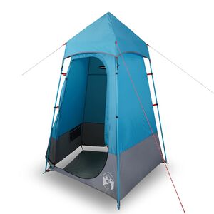 vidaXL WC-Zelt Blau Wasserdicht