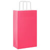 vidaXL Papiertragetaschen 50 Stk. mit Henkeln Rosa 21x11x36 cm
