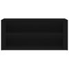 vidaXL Schuhregal Schwarz 100x35x45 cm Holzwerkstoff